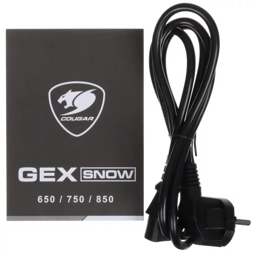 Блок питания Cougar GEX 750 SNOW [31GE075002R01] белый 