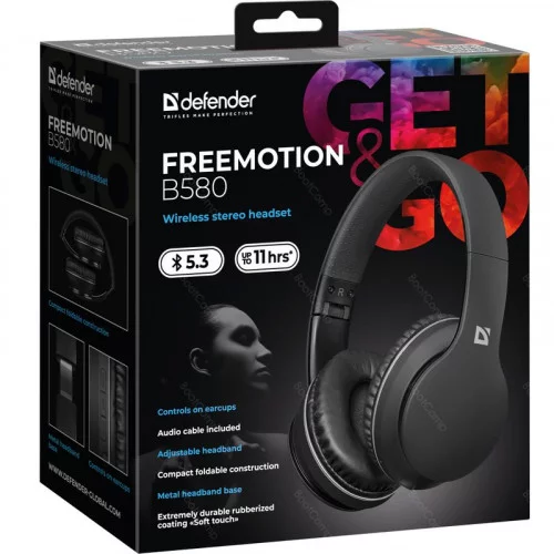 Беспроводная гарнитура Defender FreeMotion B580 черный 