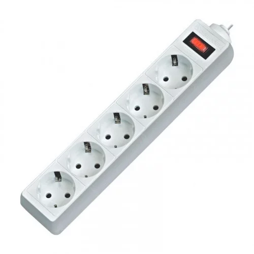 Сетевой фильтр Defender ES 3,3 м, белый, 5 розеток 