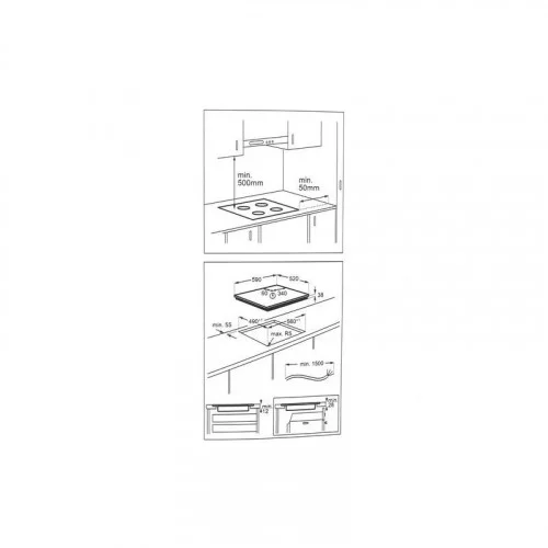Поверхность электрическая Electrolux EHF6343FOK 