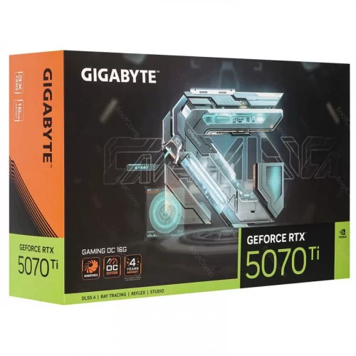 Видеокарта GIGABYTE GeForce RTX 5070 Ti GAMING OC (GV-N507TGAMING OC-16GD) 
