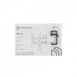 Кронштейн для ТВ ONKRON NP24 чёрный                                                                                                                                                                                                                       