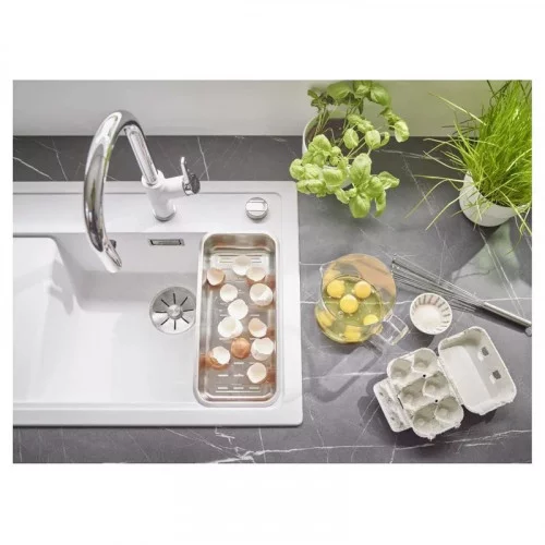 Кухонный смеситель BLANCO CARENA-S Vario (521368) хром-белый 