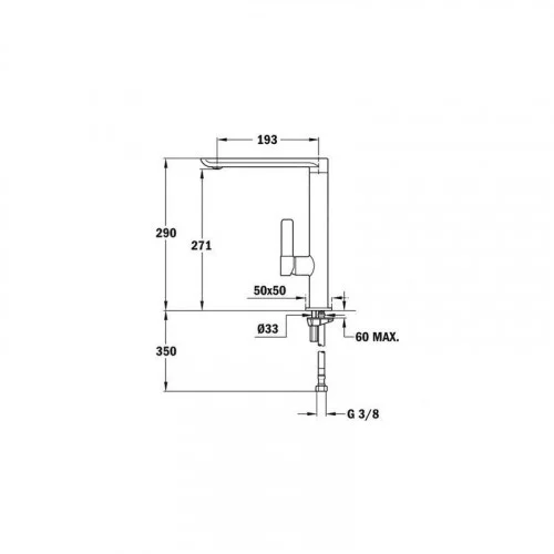 Кухонный смеситель TEKA FO 915 (629150200) хром 