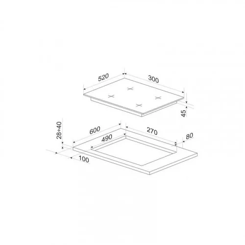 Варочная поверхность газовая Hansa BHKW 330300 