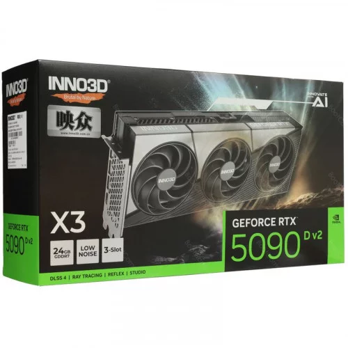 Видеокарта INNO3D GeForce RTX 5090D v2 Midnight X3 (Z509DV2-24D7-17593928) 