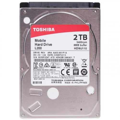 Жесткий диск для ноутбука 2000GB Toshiba HDWL120UZSVA 