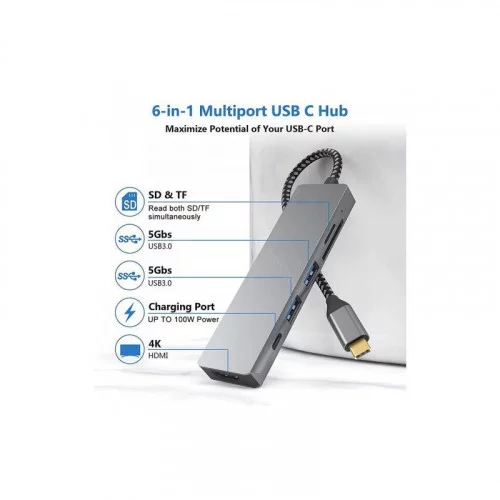 Док-станция KS-is KS-099D USB Type-C на HDMI 