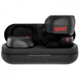Беспроводные наушники с микрофоном Elari NanoPods Sport чёрные                                                                                                                                                                                            