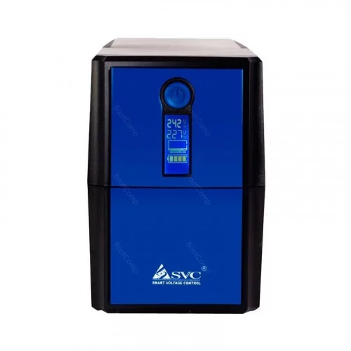 Ибп SVC V-1000-LCD Чёрно-синий 