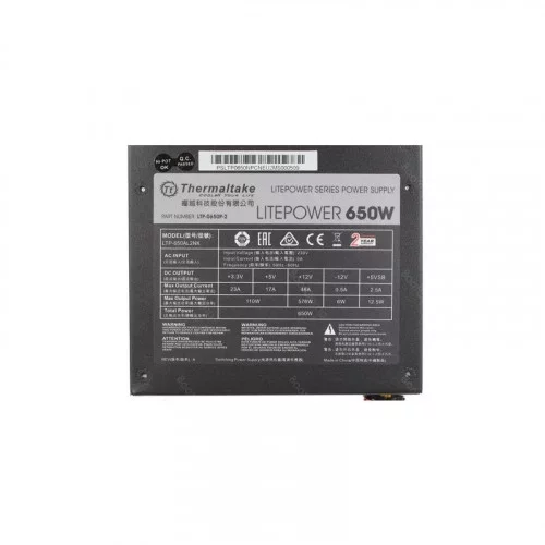 Блок питания Thermaltake 650W Litepower PS-LTP-0650NPCNEU-2 