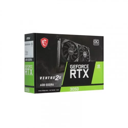 Видеокарта MSI RTX3050 VENTUS 2X E OC 6GB VENTUS 2X E OC 