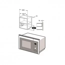 Микроволновая печь встраиваемая BEKO BMGB 20212B                                                                                                                                                                                                          
