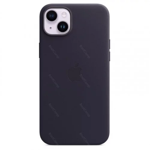 Чехол Apple iPhone 14 Plus Leather Case with MagSafe - Ink MPPC3ZM/A 