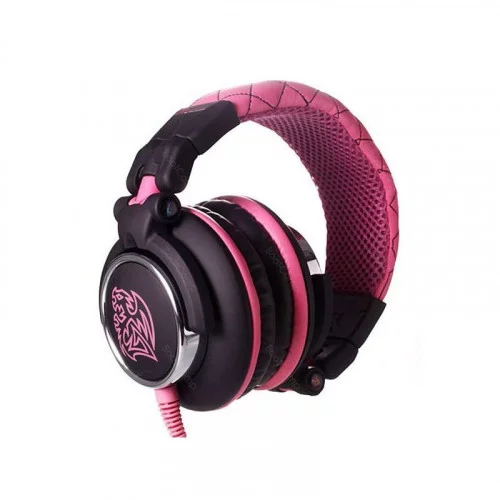 Наушники с микрофоном Thermaltake eSports DRACCO Funny Pink 