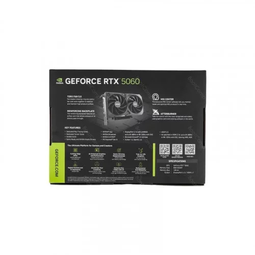 Видеокарта MSI RTX 5060 8G SHADOW 2X OC 8G 8GB 