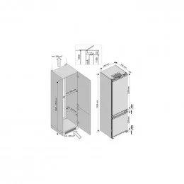 Холодильник встраиваемый BEKO BCNA 306E4ZSN                                                                                                                                                                                                               