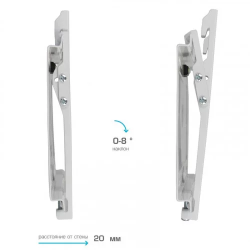 Крепление настенное для TV Kromax Ideal-6 White 