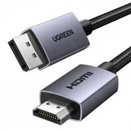 Кабель Displayport - HDMI Ugreen DP 125 (35843) 3 метра                                                                                                                                                                                                   