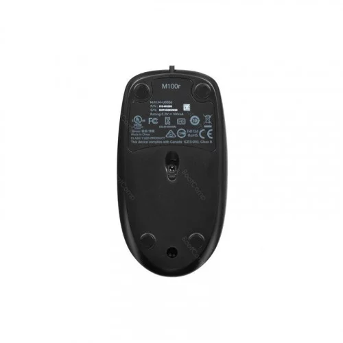 Проводная мышь Logitech M100r Черная 