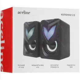 Колонки Aceline ASP120 черный                                                                                                                                                                                                                             