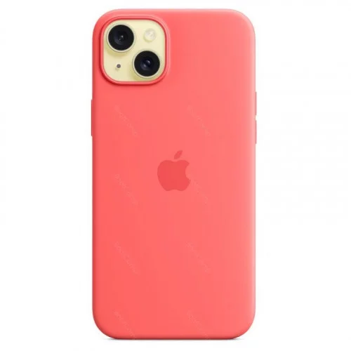 Чехол Apple iPhone 15 Plus Silicone Case with MagSafe - Guava MT163 