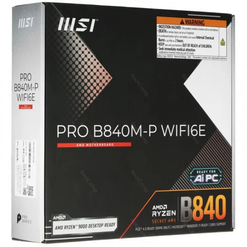 Материнская плата MSI PRO B840M-P WIFI6E 