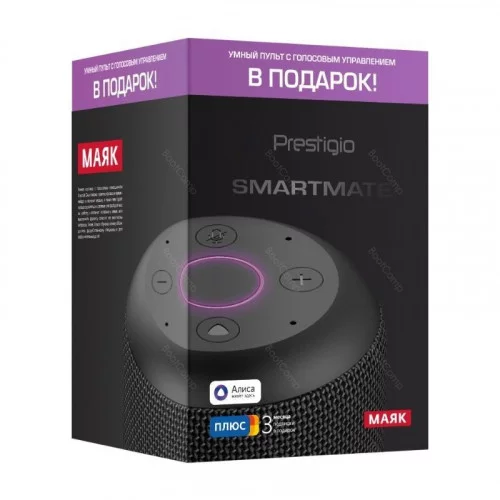 Умная колонка Prestigio SMARTMATE «Маяк» Edition черная 