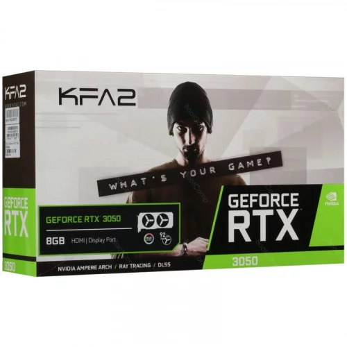 Видеокарта KFA2 GeForce RTX 3050 X Black (35NSL8MD6YEK) 