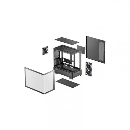 Корпус DEEPCOOL CG380U 3F (R-CG380U-BKAGM3-G) 