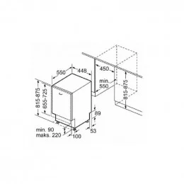 Посудомоечная машина встраиваемая BOSCH SPV4EKX29E                                                                                                                                                                                                        