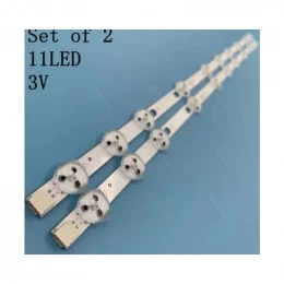 Подсветка ТВ 32” (11Led 3V 575мм 2шт) Philips 32D1334DB VES315WNDL-01 VES315WNDS-2D-R02                                                                                                                                                                   