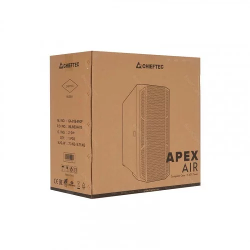 Корпус Chieftec APEX AIR (GA-01B-M-OP) черный 
