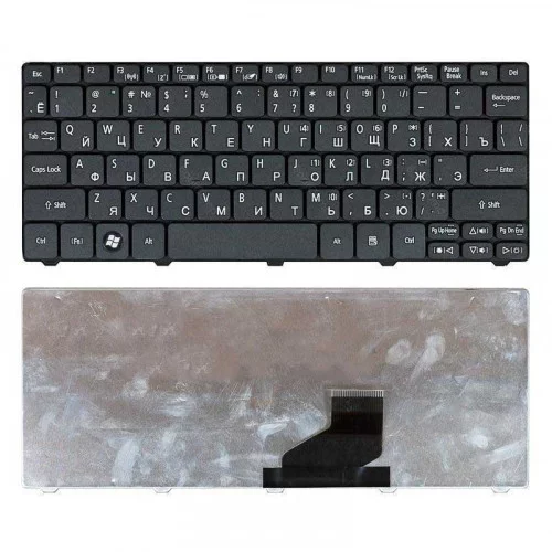Клавиатура для ноутбука Acer Aspire One 521, 532 Чёрная 