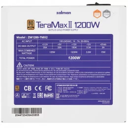 Блок питания ZALMAN TeraMax II 1200W WHITE [ZM1200-TMX2 WH] белый                                                                                                                                                                                         