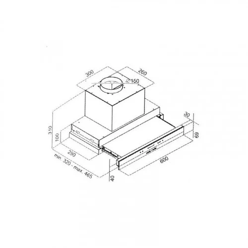 Вытяжка телескопическая Gorenje BHP643ORAW 