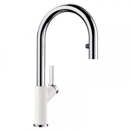 Кухонный смеситель BLANCO CARENA-S Vario (521368) хром-белый 