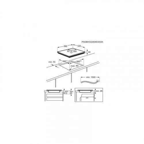 Поверхность индукционная Electrolux CIT61443 