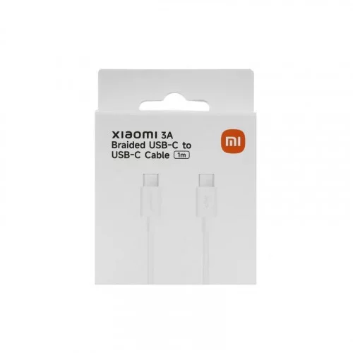 Кабель Xiaomi USB-C - USB-C 1 метр белый (BHR0878GL) 