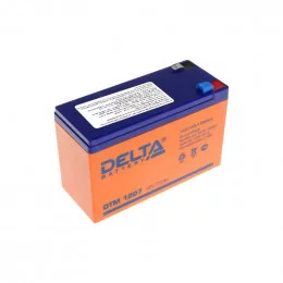 Батарея 12V/ 7,2Ah DELTA DTM 1207 клеммы F2                                                                                                                                                                                                               