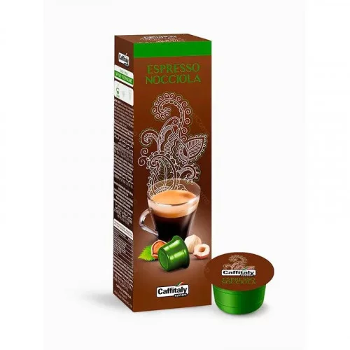 Кофе в капсулах ECAFFE для кофе-машин Caffitaly - ESPRESSO NOCCIOLA 