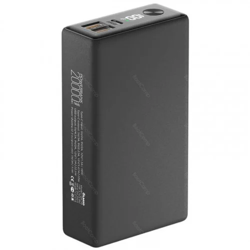 Портативный аккумулятор OLMIO QX-20 20000mAh графитовый 