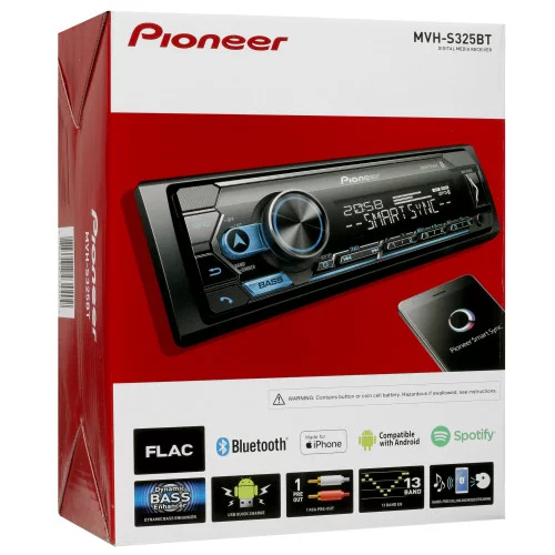 Автопроигрыватель Pioneer MVH-S325BT 