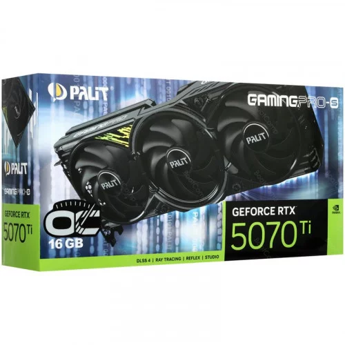 Видеокарта Palit GeForce RTX 5070 Ti GamingPro-S OC (NE7507TS19T2-GB2031U) 