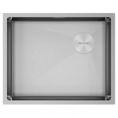 Кухонная мойка PAULMARK NEXT-SKEW 54 UNI-BS PM885444-BS нерж.сталь 