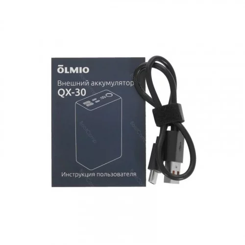 Портативный аккумулятор OLMIO QX-30 30000mAh темно-зеленый 