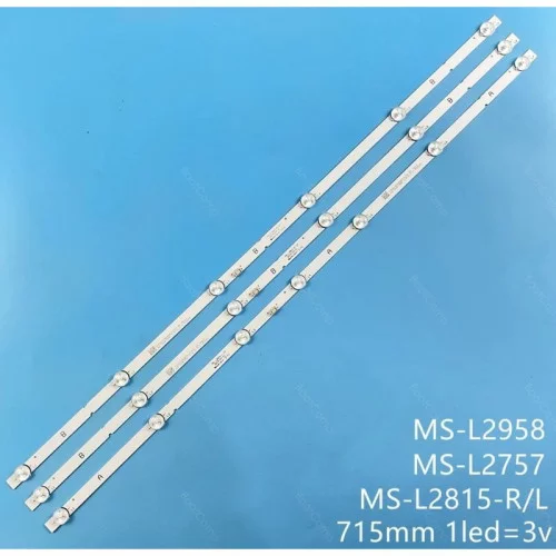 Подсветка ТВ 40” (A7Led+2B6Led 3V 715мм 3шт) Skyworth 40E20 40E20S MS-L2815-R V2 L2757 SDL400FY 
