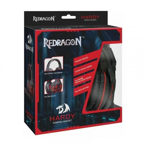 Наушники с микрофоном Defender Redragon Hardy USB 