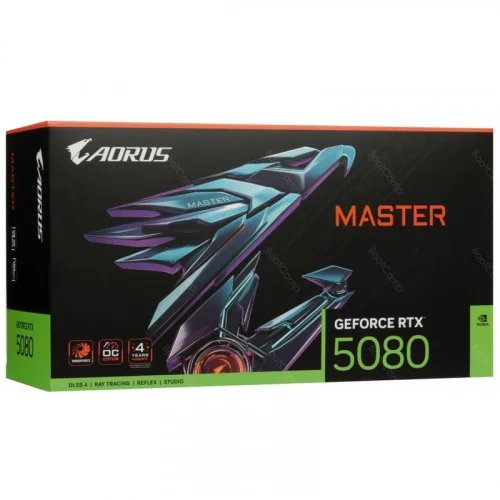 Видеокарта GIGABYTE GeForce RTX 5080 AORUS MASTER GV-N5080AORUS M-16GD 