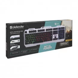 Клавиатура игровая Defender Metal Hunter GK-140L RGB                                                                                                                                                                                                      